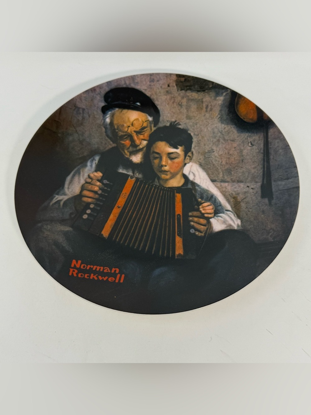 VTG "The Music Maker" by NORMAN ROCKWELL Limited Edition Plate